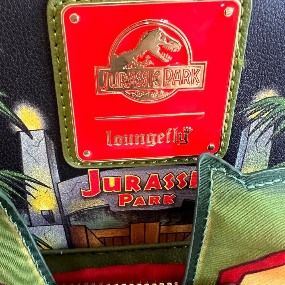 Loungefly Jurassic Park 30th anniversary backpack - Picture 3 of 4